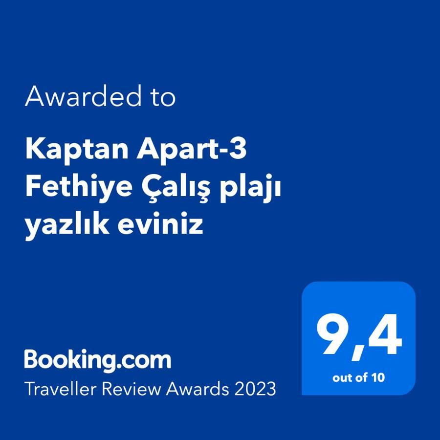 Kaptan Apart-3 Fethiye Calis Plaji Yazlik Eviniz Apartment Exterior photo